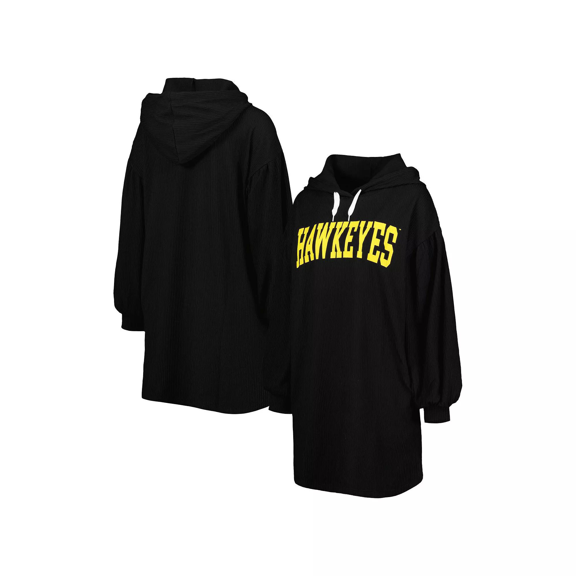 Women's Gameday Couture Black Iowa Hawkeyes Game Winner Vintage Wash Tri-Blend Dress,  Product Image