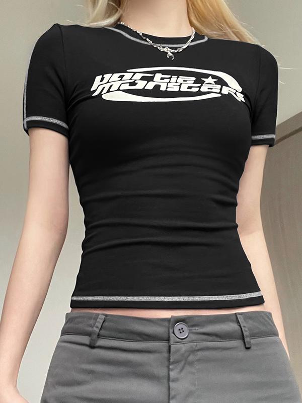 Stitched Short Sleeve Logo Graphic Tee Product Image