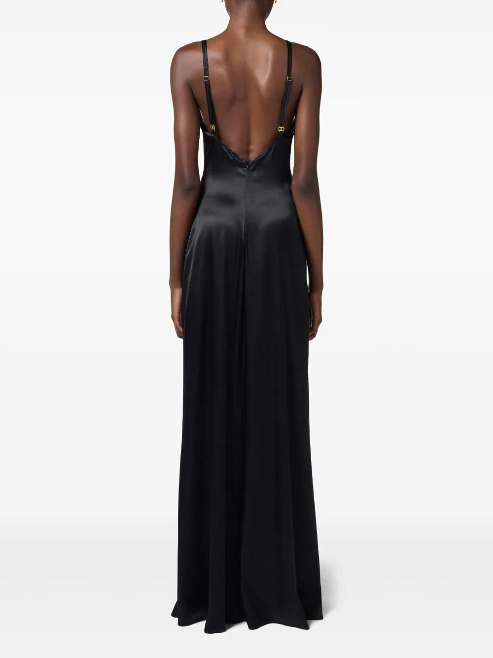 floral-appliqué gown Product Image