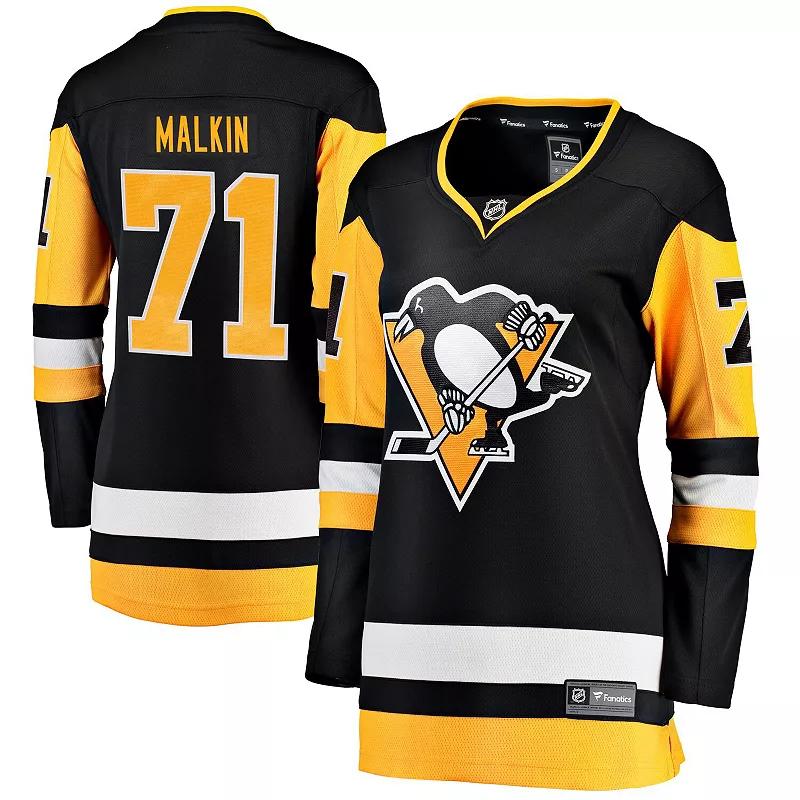 Women's Fanatics Evgeni Malkin Black Pittsburgh Penguins Home Breakaway Player Jersey,  Product Image