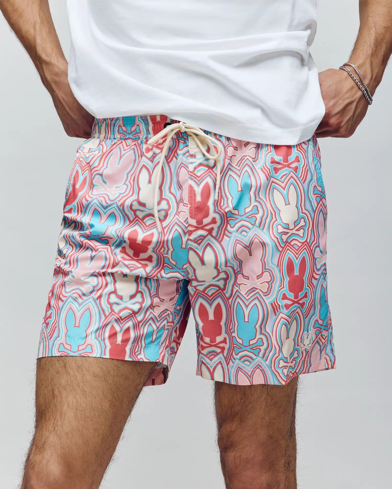 MENS CHUCK ALL OVER PRINT LIGHTWEIGHT SWIM TRUNK - MB1000003 Male Product Image