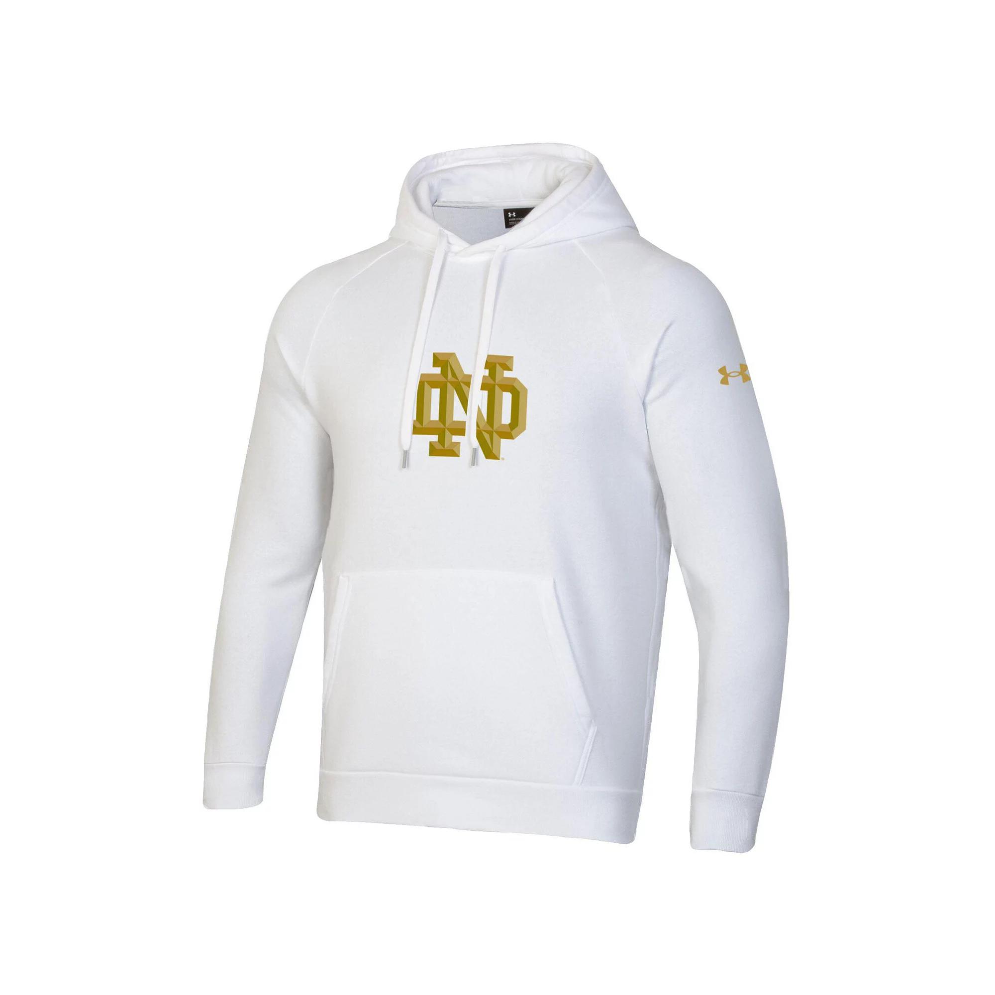 Mens Under Armour Notre Dame Fighting Irish 2024 Shamrock Series Rival Fleece Pullover Hoodie Product Image