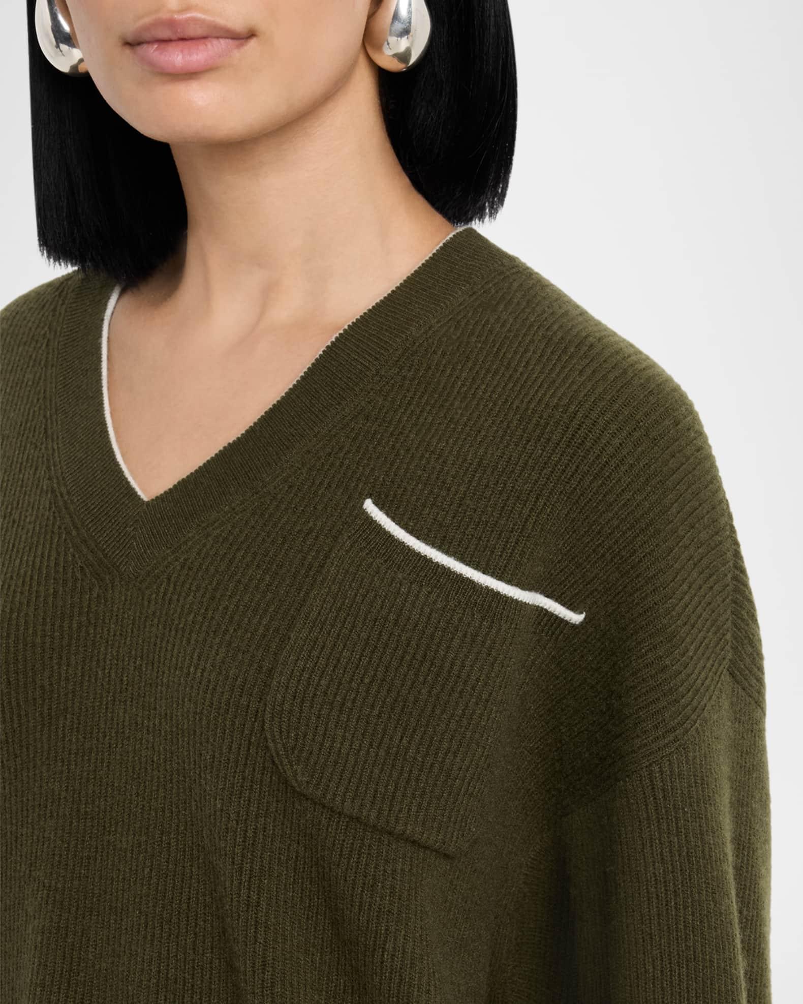 Cheshire V-Neck Cashmere Sweater Product Image