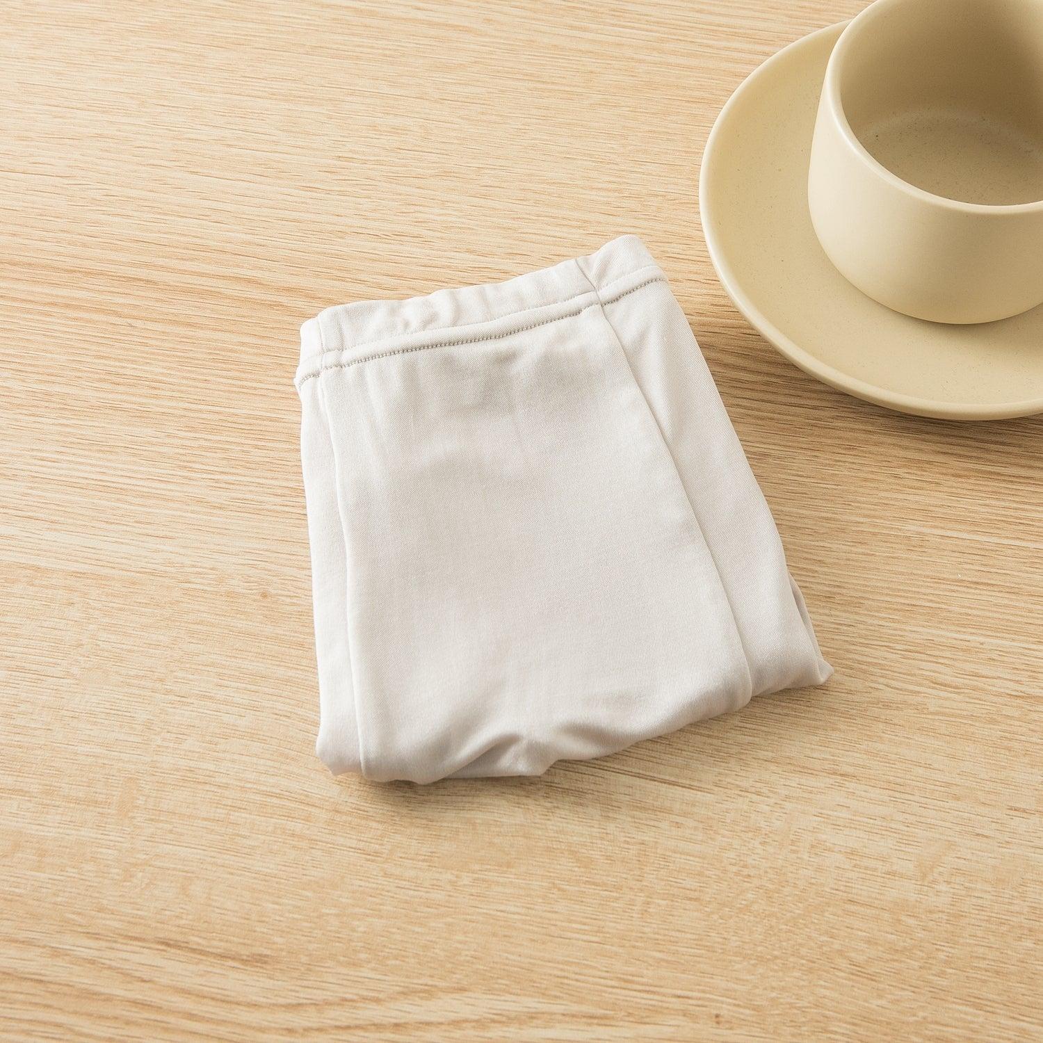 Silver Grey Knitted Silk Men's Trunks | Mid Rise | Shimmer Collection Product Image