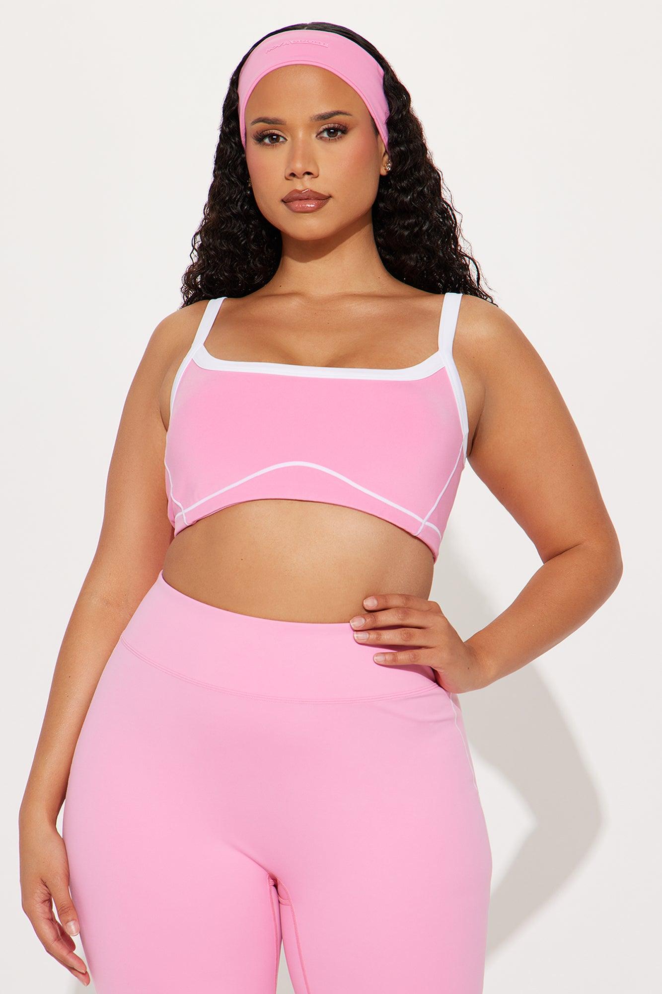 You Got Served Sports Bra - Bubblegum Pink Product Image
