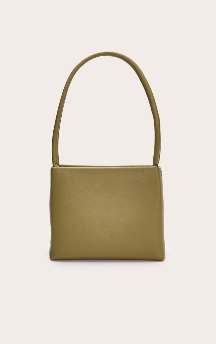 Olive Structured Mini Shoulder Bag Product Image