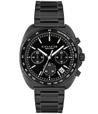 COACH Mens Charter Quartz Chronograph Stainless Steel Bracelet Watch Product Image