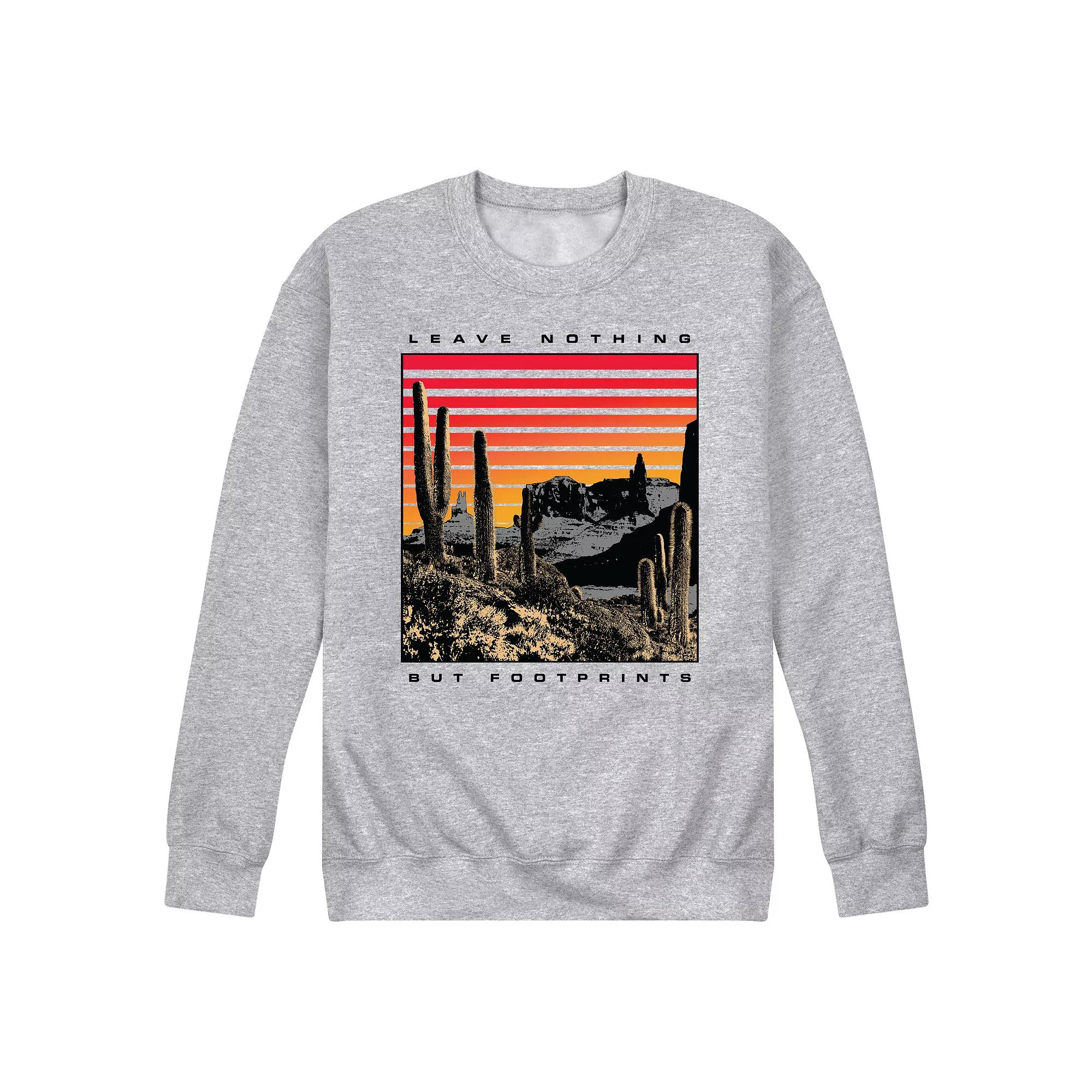 Men's Footprints Sweatshirt,  Product Image