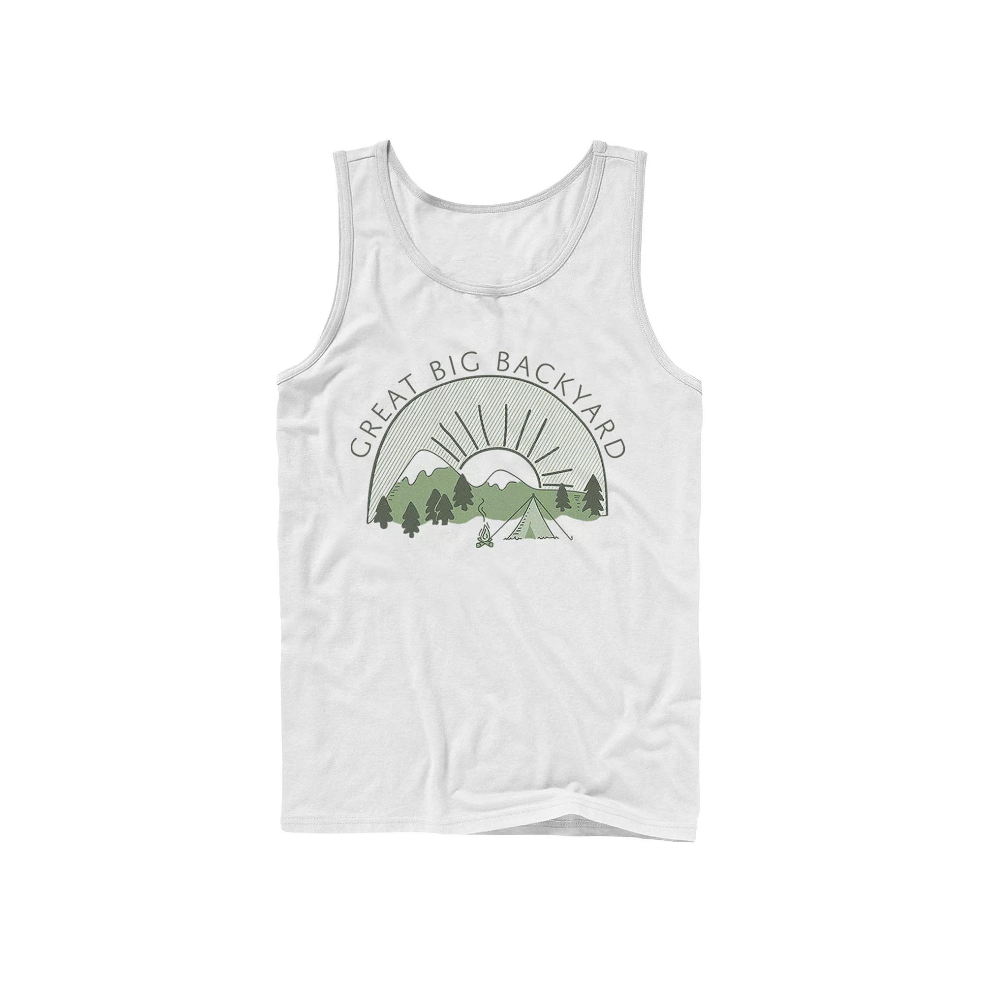 Men's Great Big Backyard Camping Tank Top,  Product Image