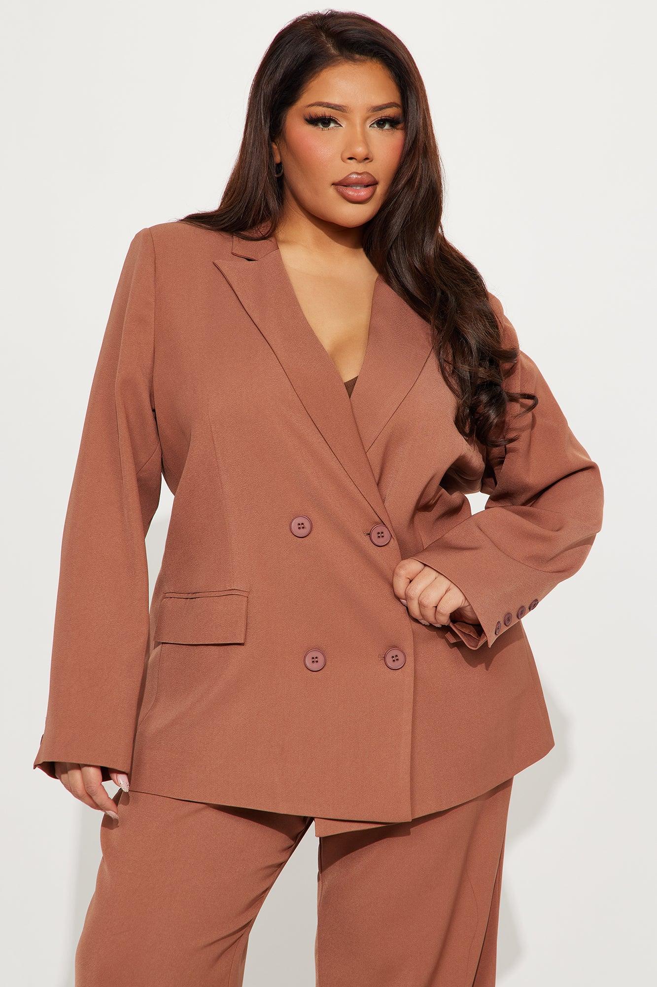 Making Deliverables Blazer - Mocha Product Image