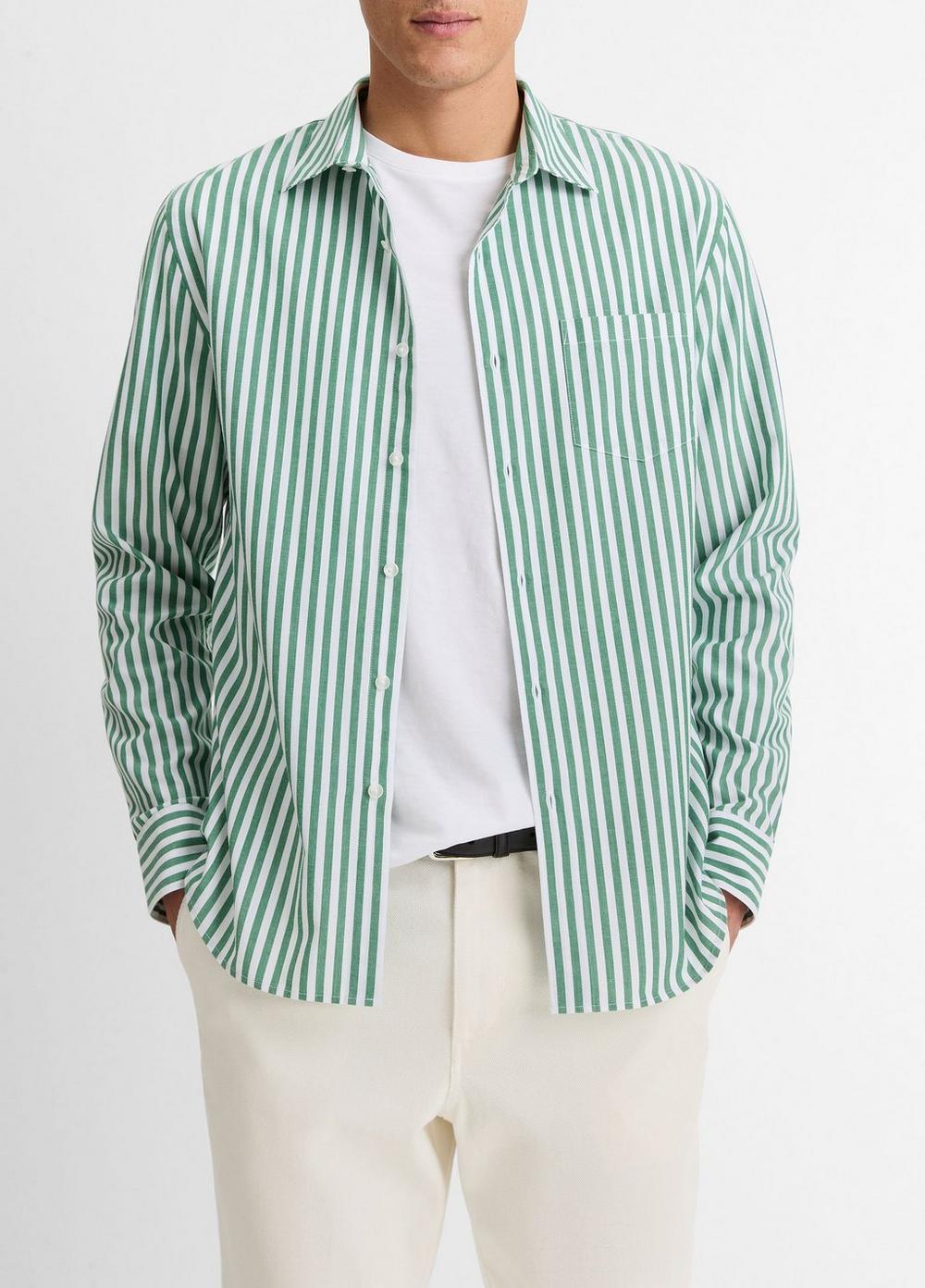Hermosa Stripe Button-Front Shirt Product Image