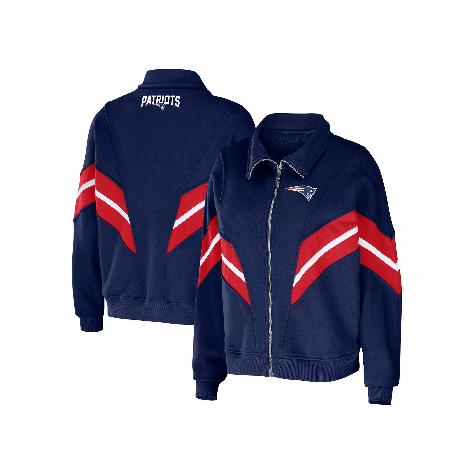 Women's WEAR by Erin Andrews Navy New England Patriots Plus  Product Image