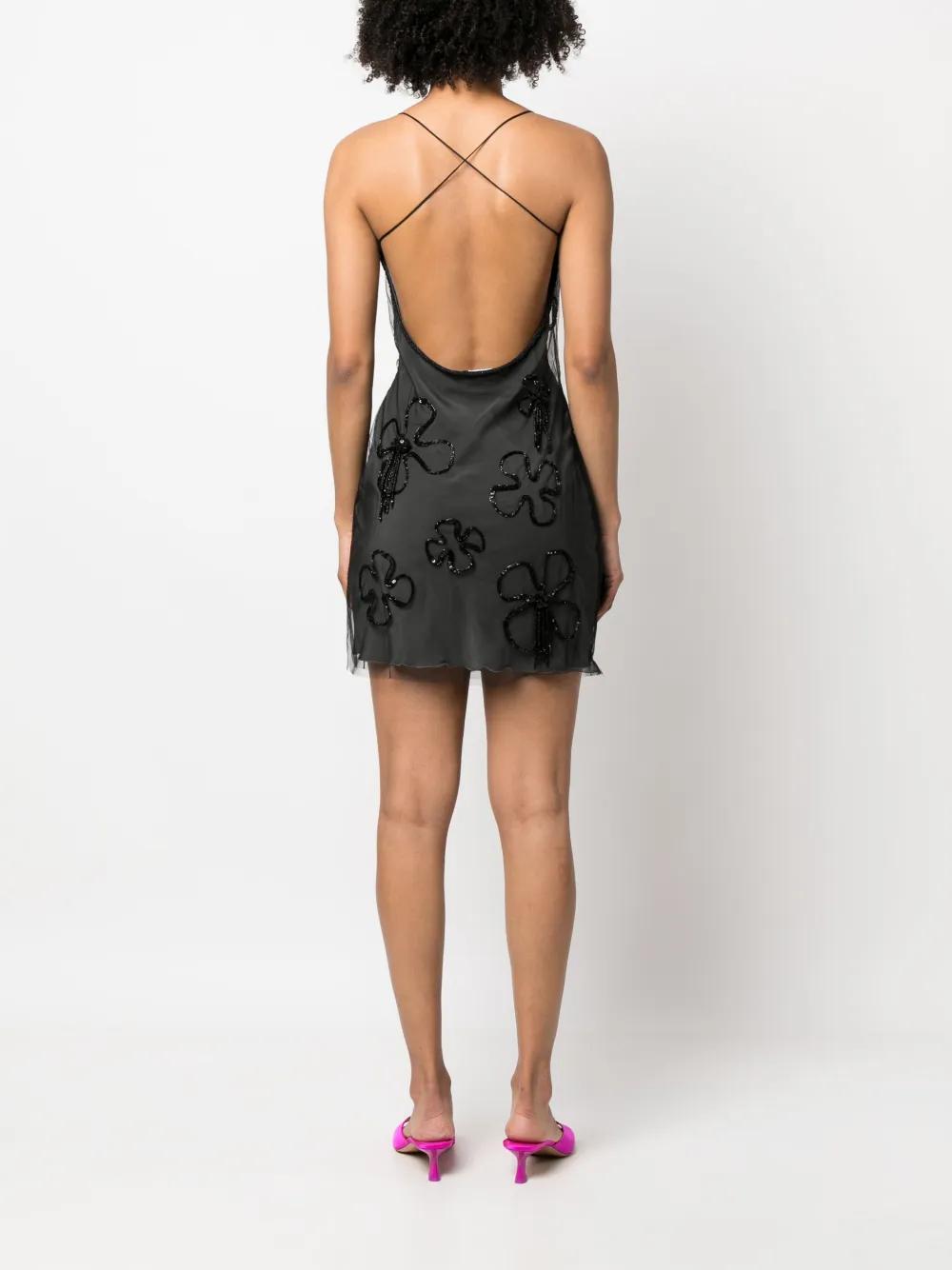 Patrick-embellished tulle mini dress Product Image