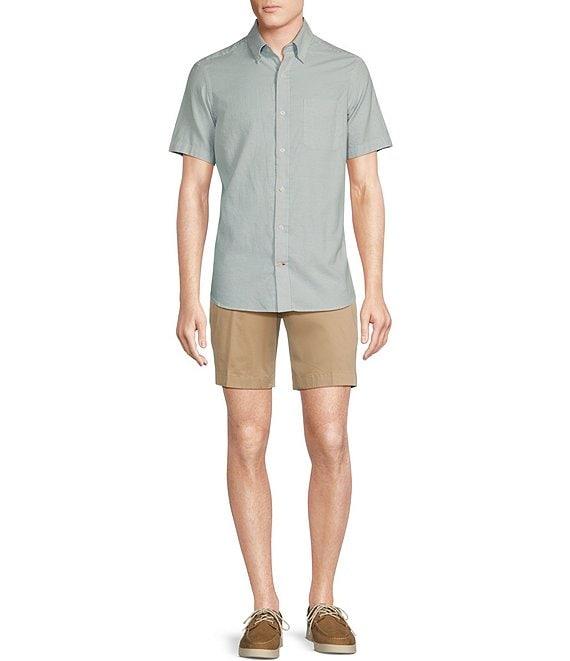 Cremieux Blue Label Stripe Lightweight Oxford Short Sleeve Woven Shirt Product Image