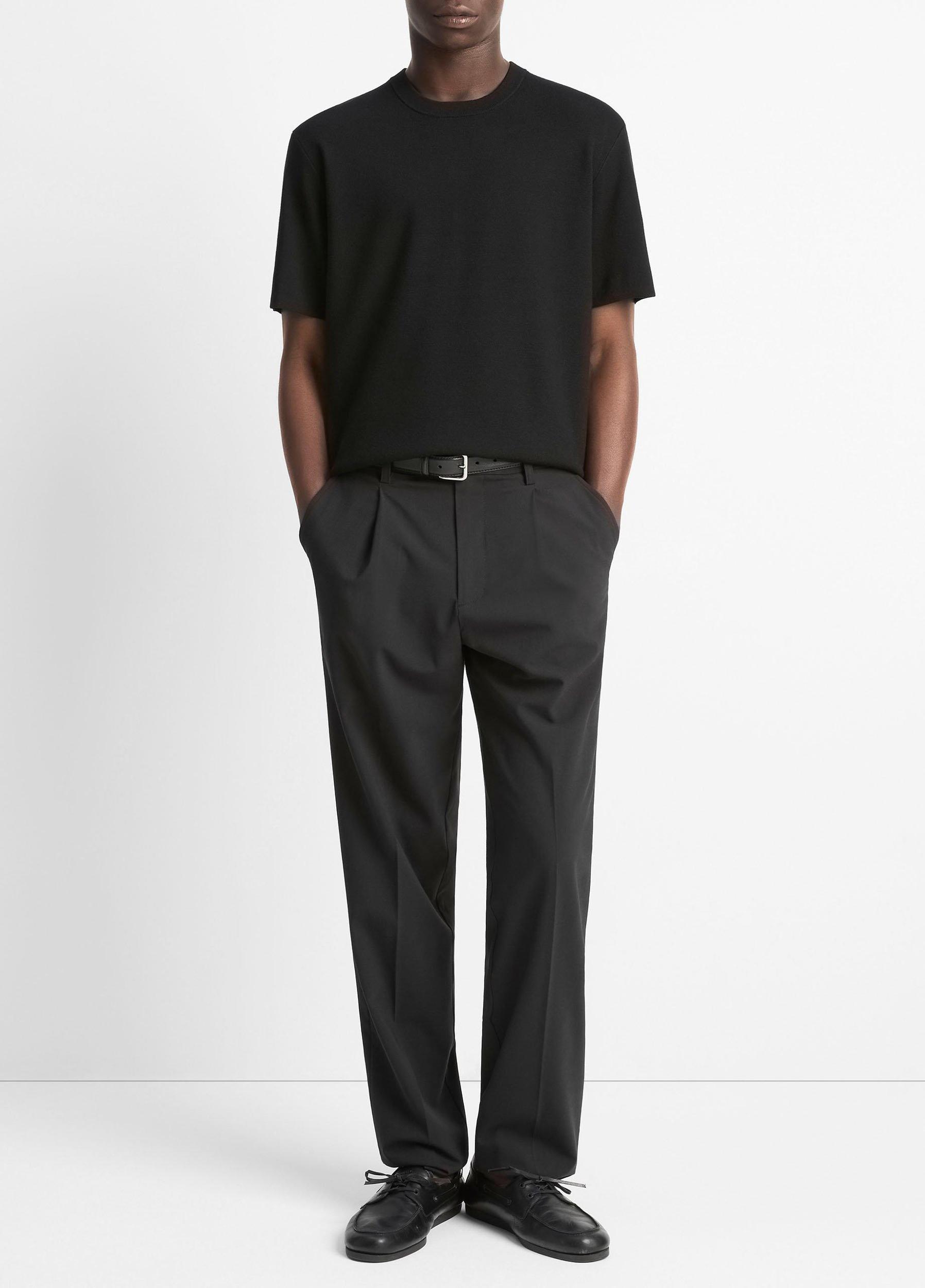 Milano Short-Sleeve Crew Neck Sweater Product Image