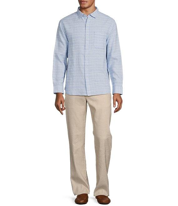 Tommy Bahama Big & Tall Barbados Breeze Playa Plaid Long Sleeve Woven Shirt Product Image