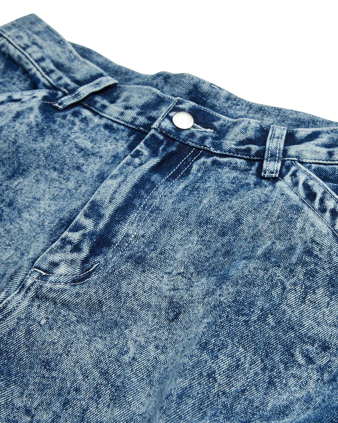 Burly Cargo Short - Mid Indigo Product Image