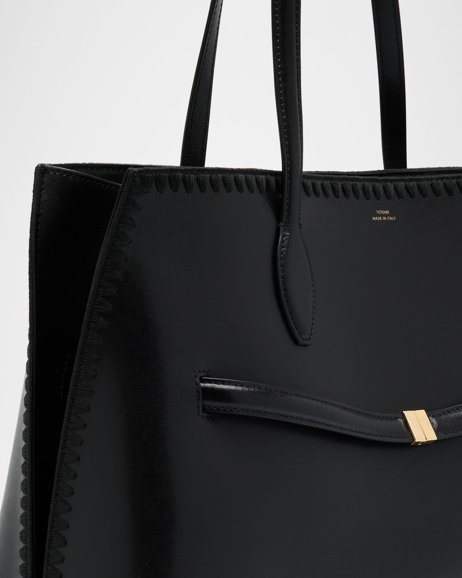 Embroidered Leather Lounge Tote Bag Product Image