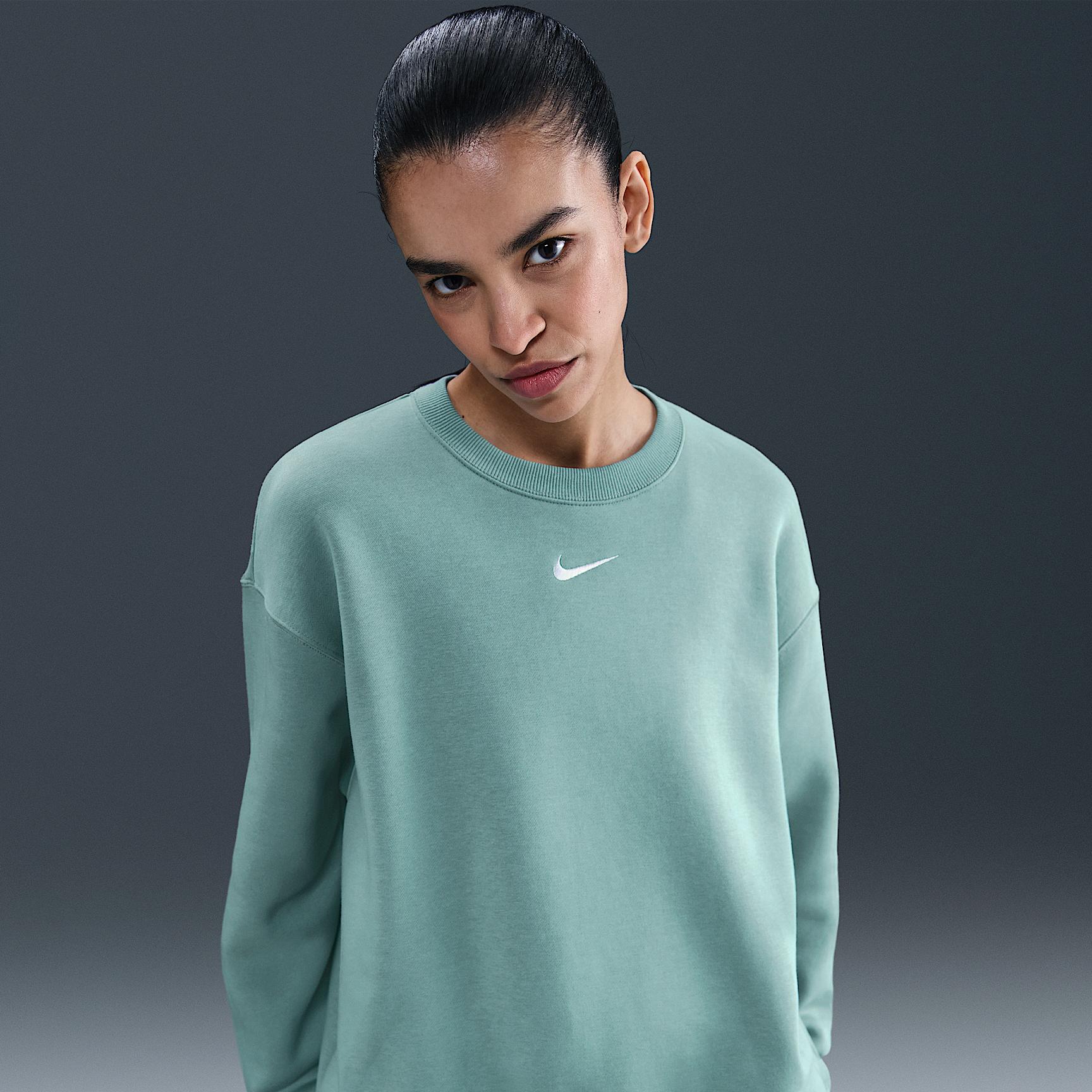 Womens Nike Sportswear Phoenix Fleece Oversized Crew-Neck Sweatshirt | FZ4270-036 Product Image