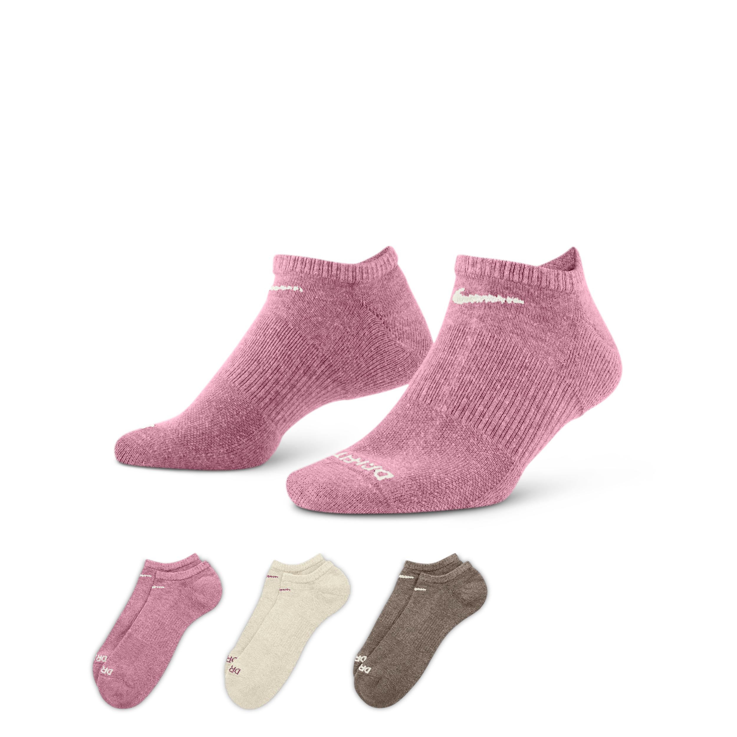 Nike Unisex Everyday Plus Cushion Training No-Show Socks (3 Pairs) | SX6889-936 Product Image