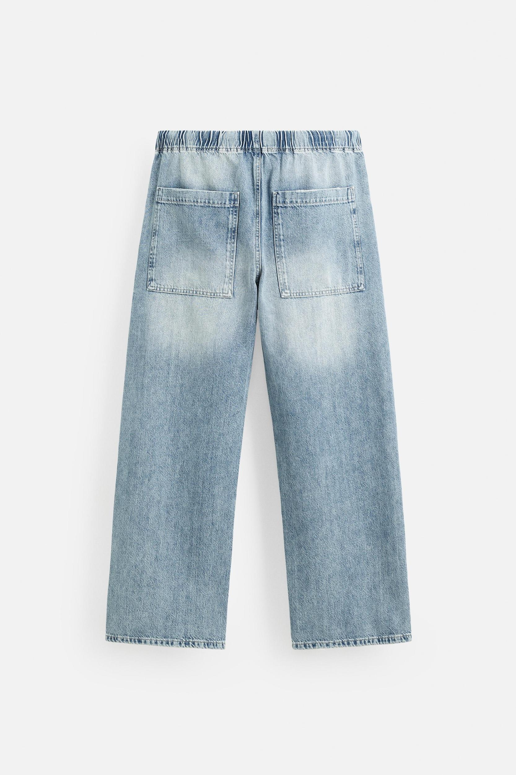 RELAXED FIT JOGGER WAIST JEANS Product Image