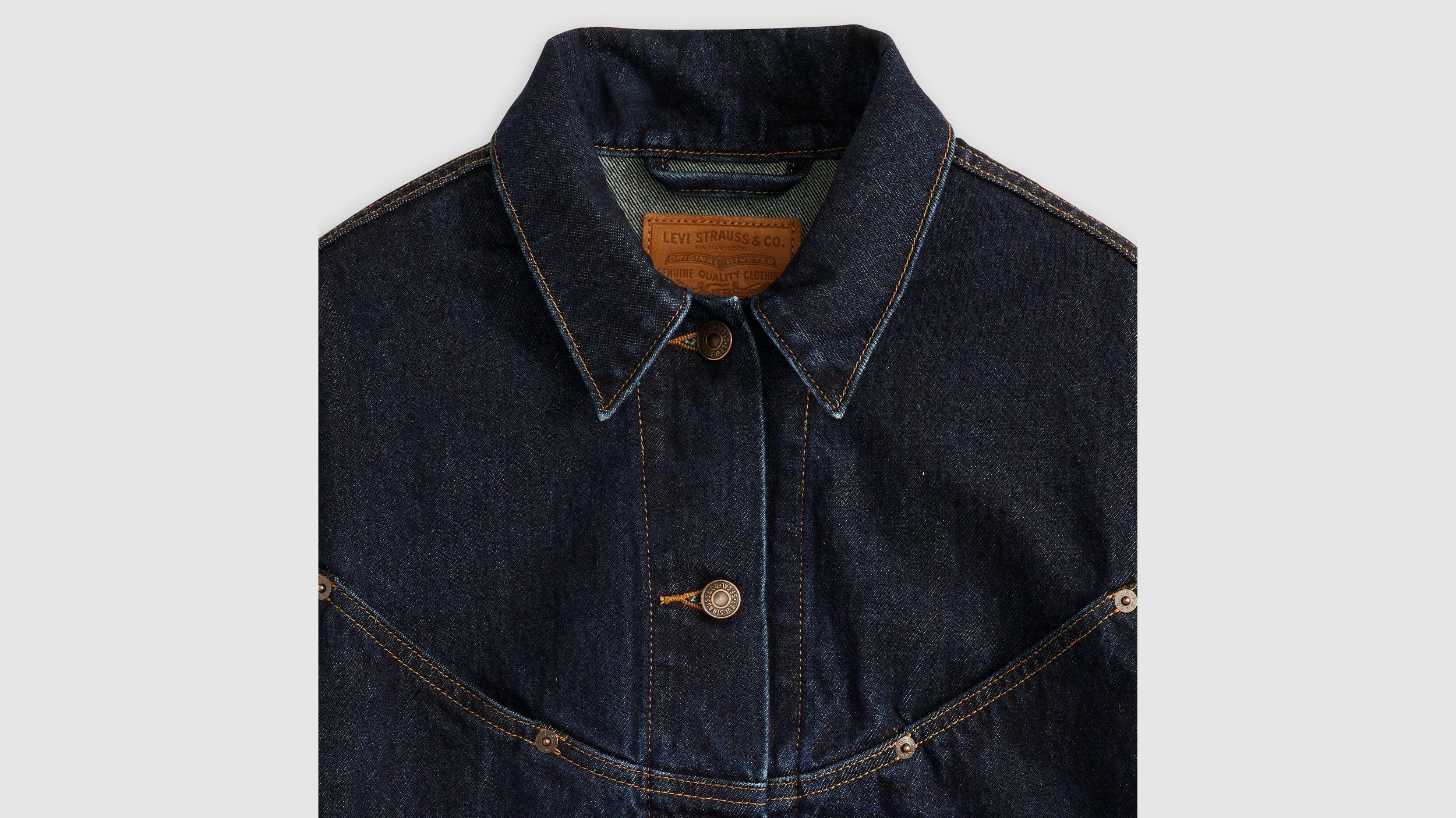 Shrunken '90s Western Trucker Jacket Product Image