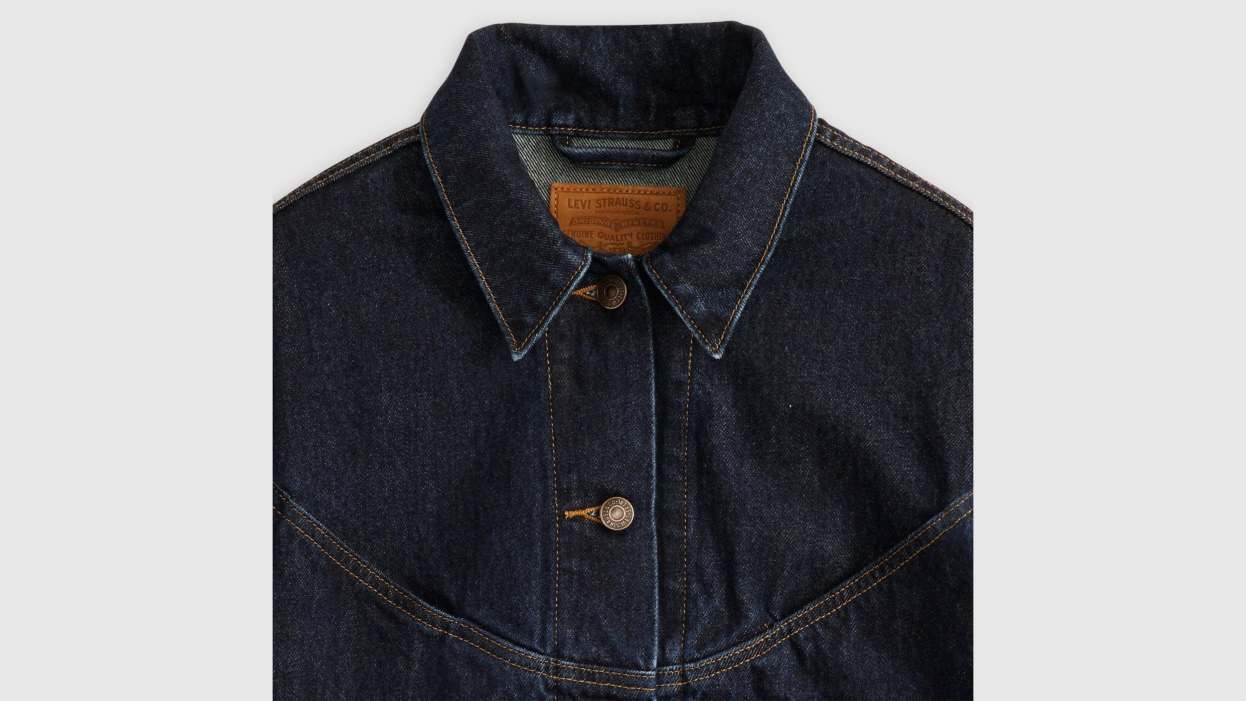 Shrunken '90s Western Trucker Jacket Product Image