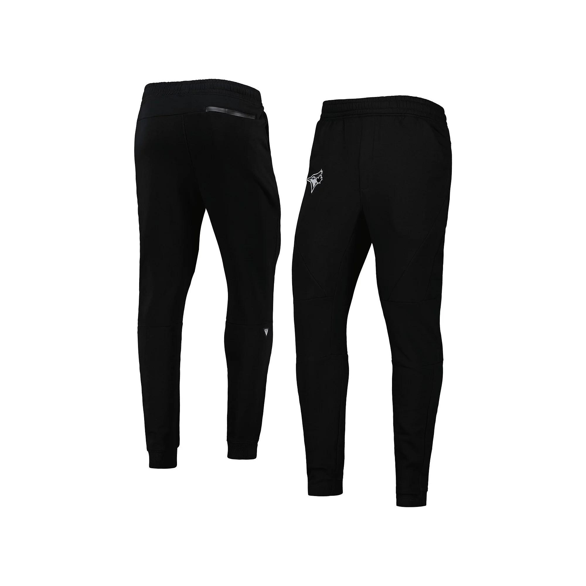 Men's Levelwear Black Toronto Blue Jays Tempo 22 Fleece Pants, Size: 3XL, Jay Black Product Image