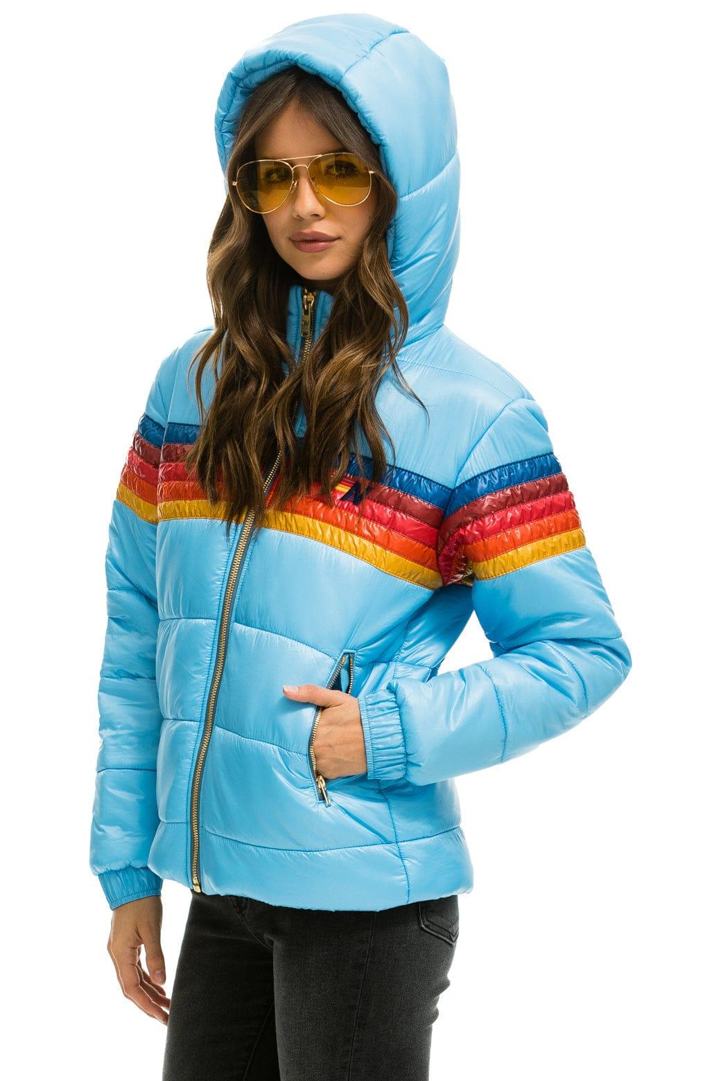5 STRIPE TREKKER JACKET - GLOSSY SKY Female Product Image