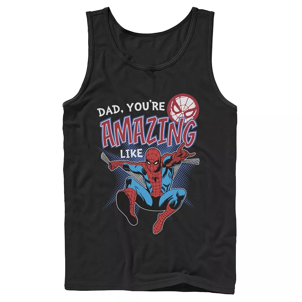 Men's Marvel Spider-Man Amazing Dad Father's Day Tank Top,  Product Image