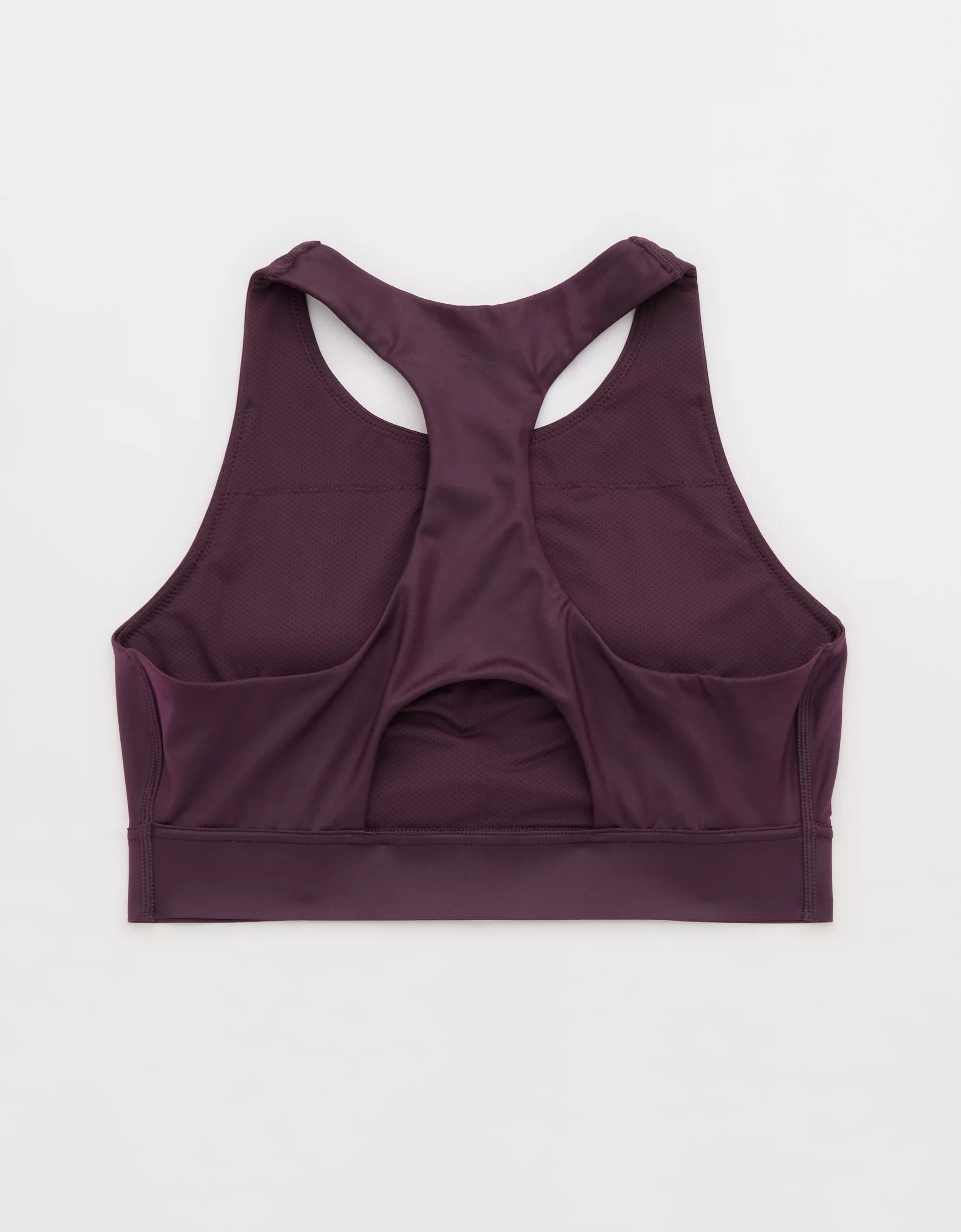 OFFLINE By Aerie Goals Gloss High Neck Sports Bra Product Image