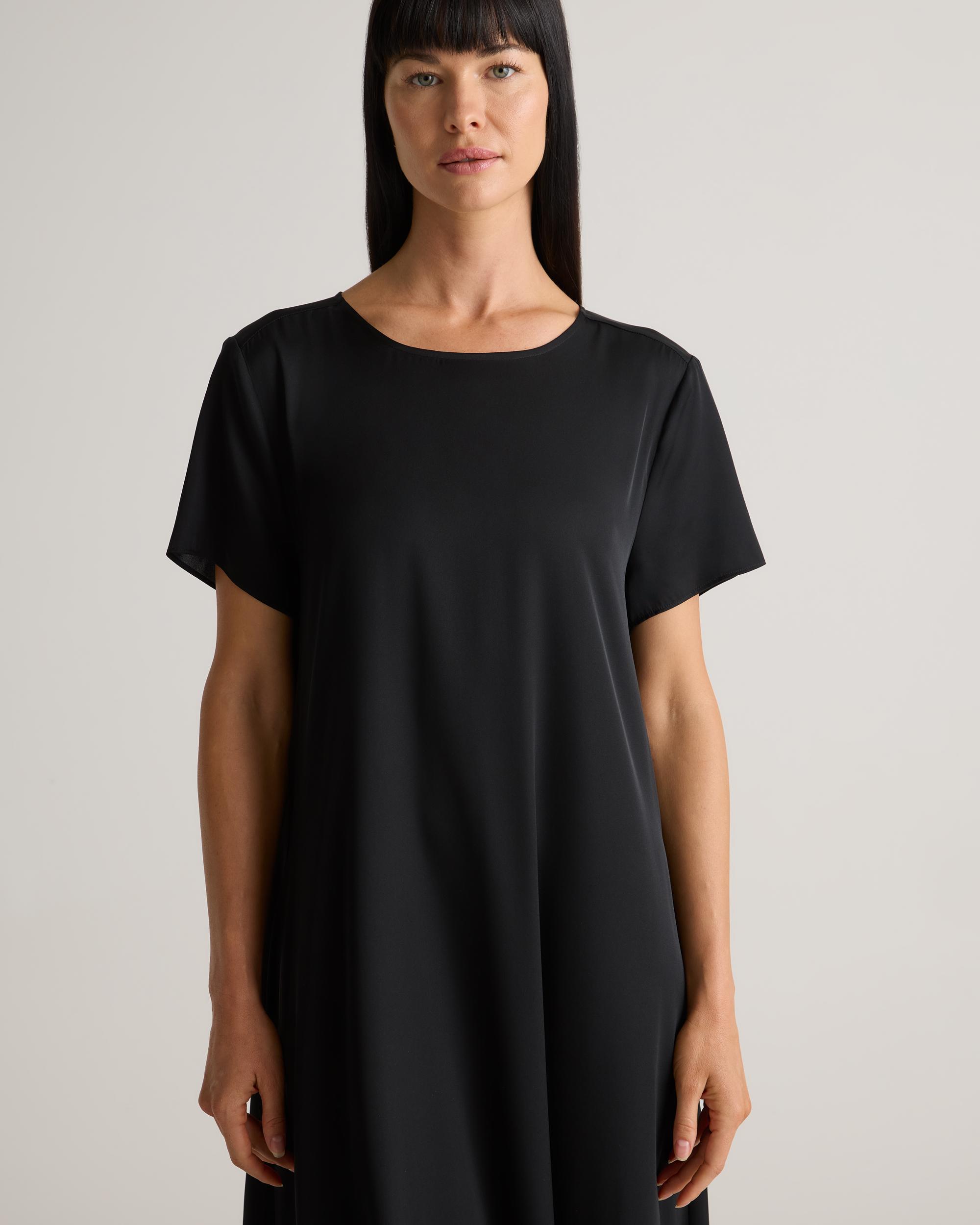 Quince | Women's Washable Stretch Silk Voluminous Maxi Dress Size XL Product Image