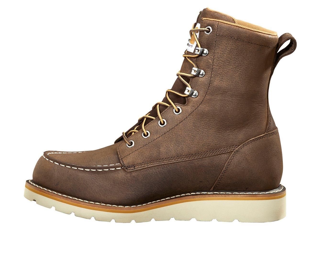 Men's Carhartt FW8095 WP MOC Wedge 8" Soft Toe Work Boots Product Image