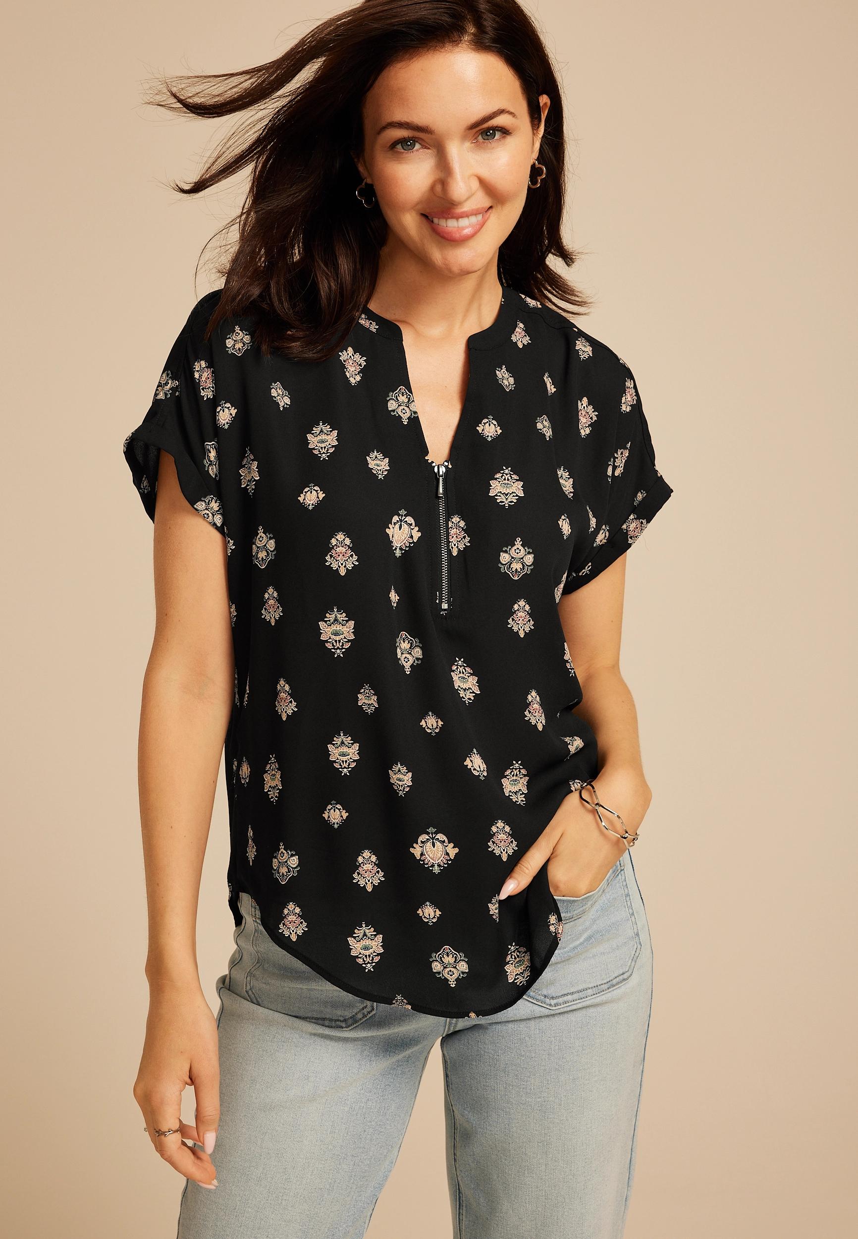Geneva Short Sleeve Blouse Product Image