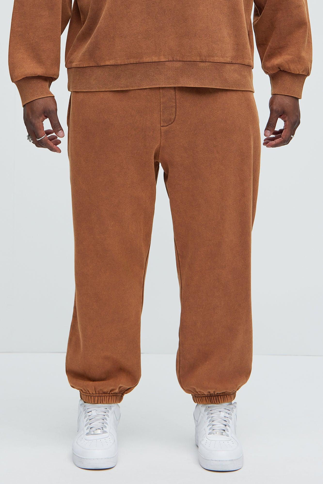Tyson Heavy Wash Jogger - Dark Brown Product Image