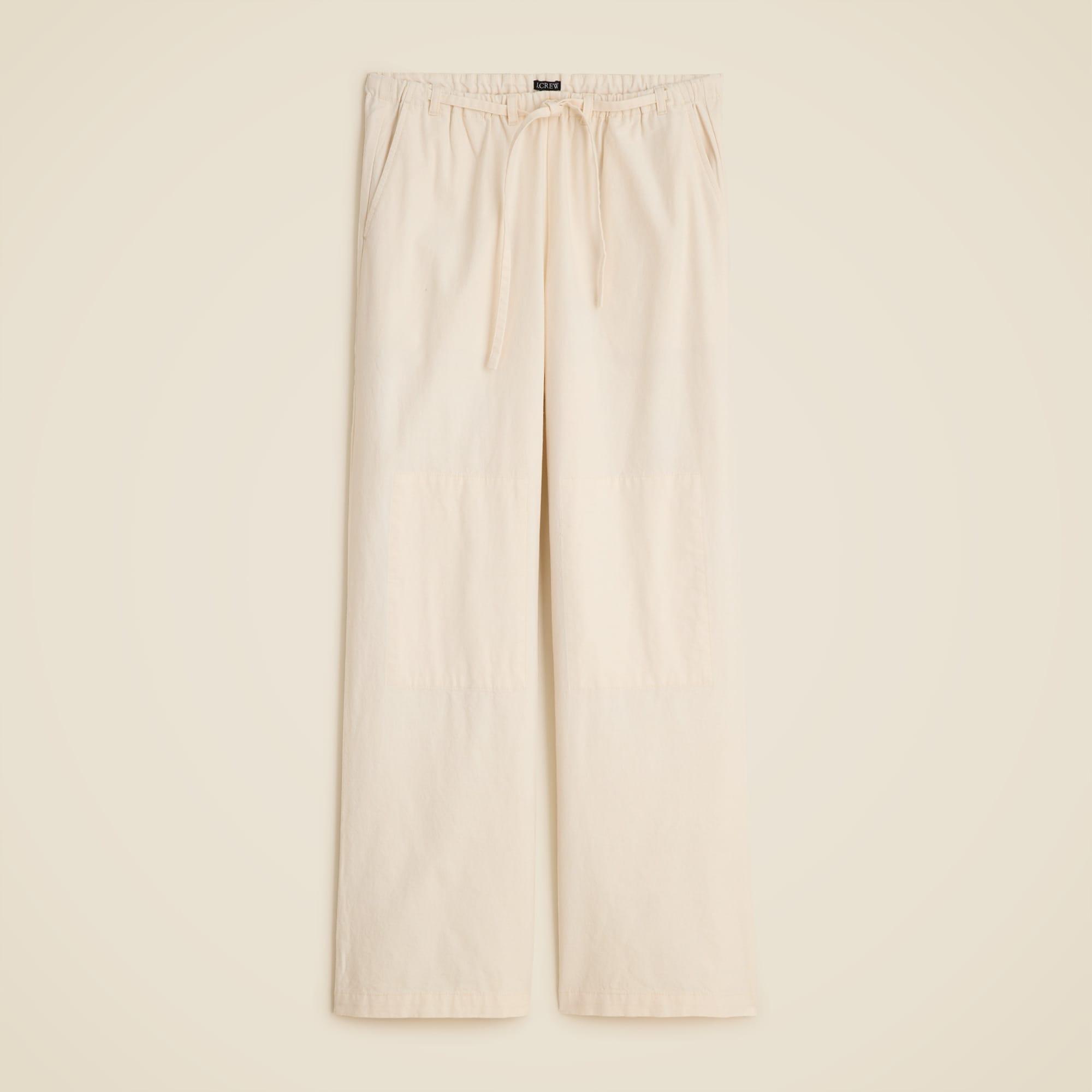 Relaxed utility pant in cotton blend Product Image
