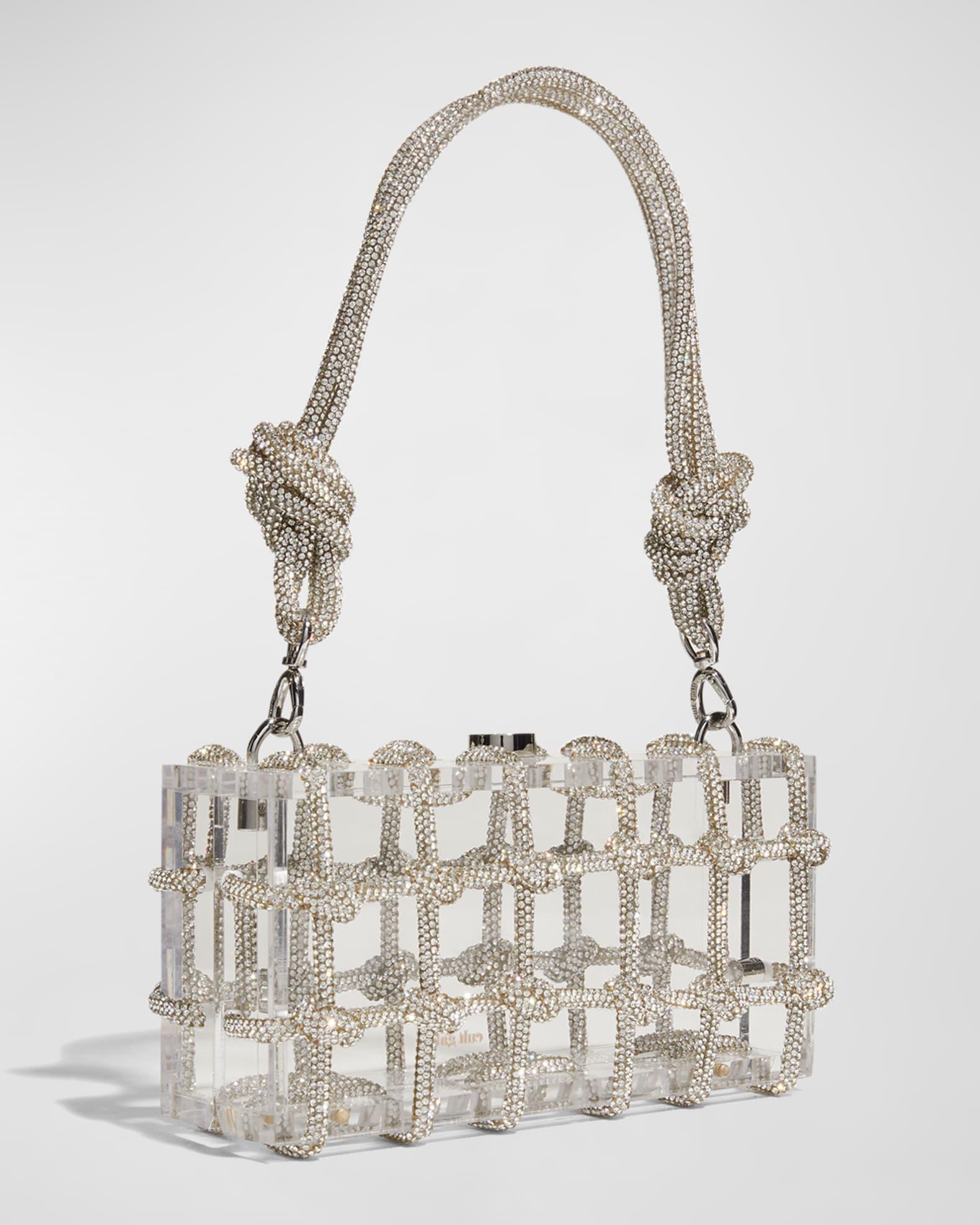 Bess Caged Embellished Box Shoulder Bag Product Image