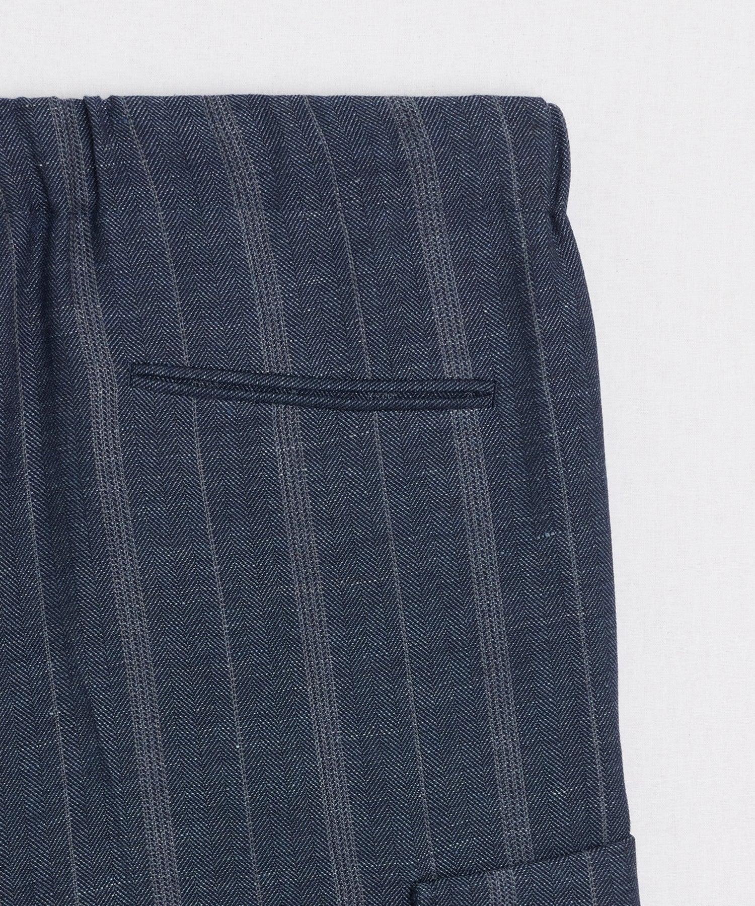 Italian Wool-Linen Cargo Short Product Image