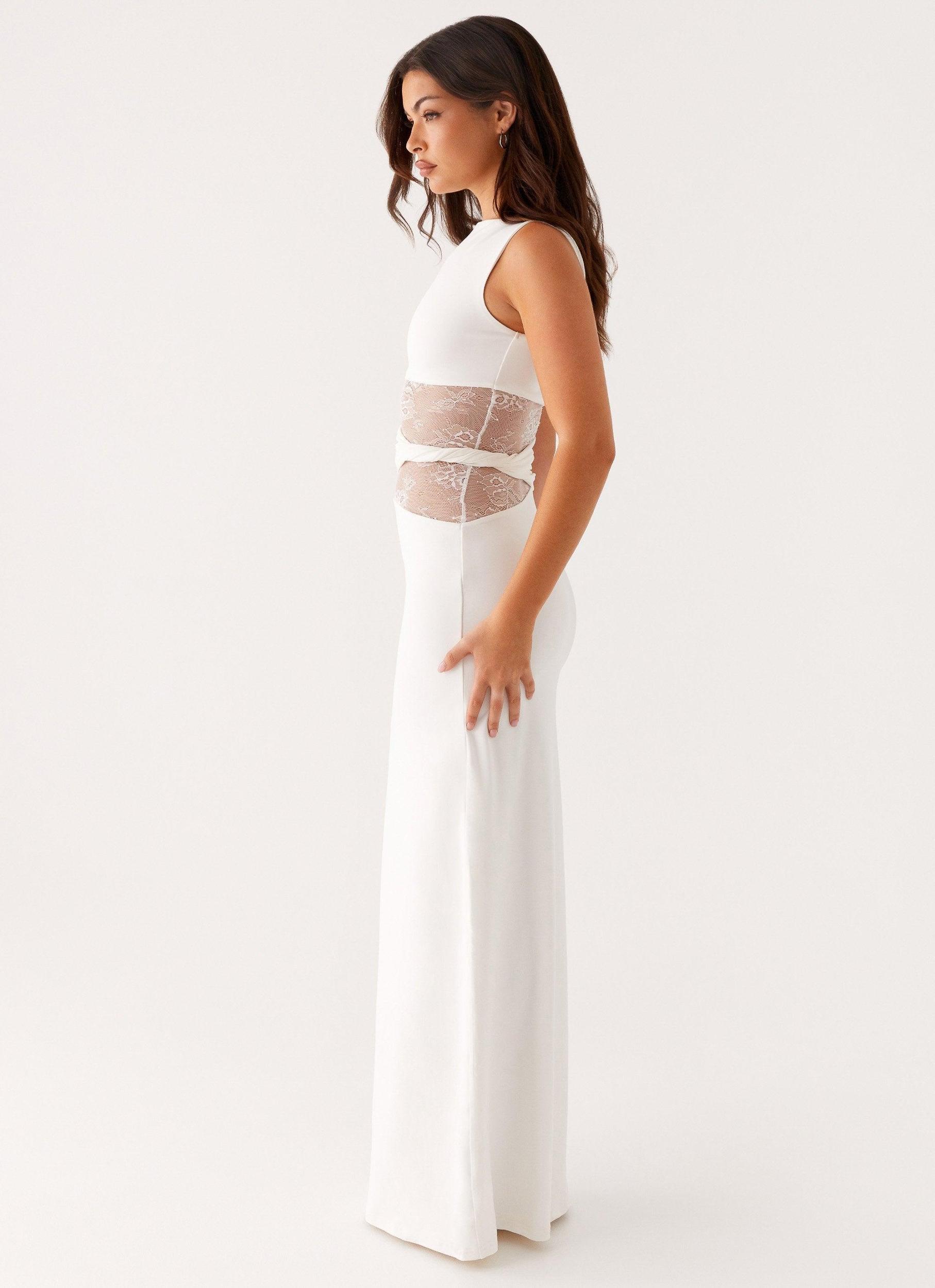 Karma Maxi Dress - White Product Image