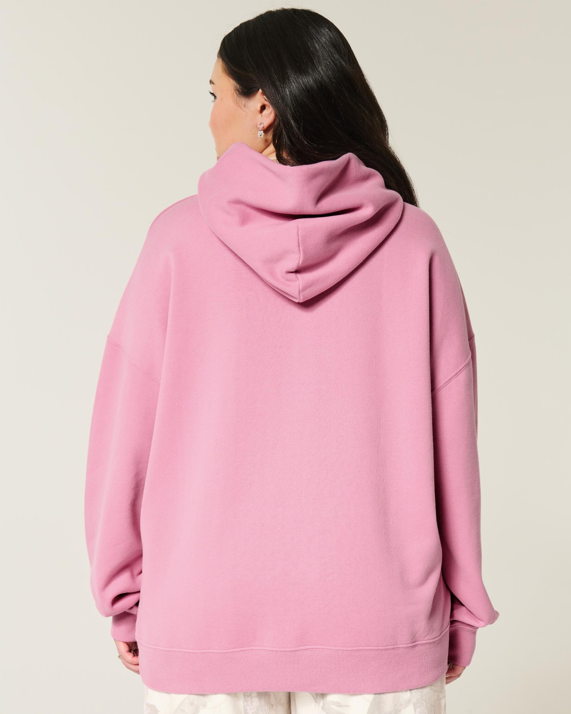 Hollister Feel Good Fleece Oversized Hoodie Product Image