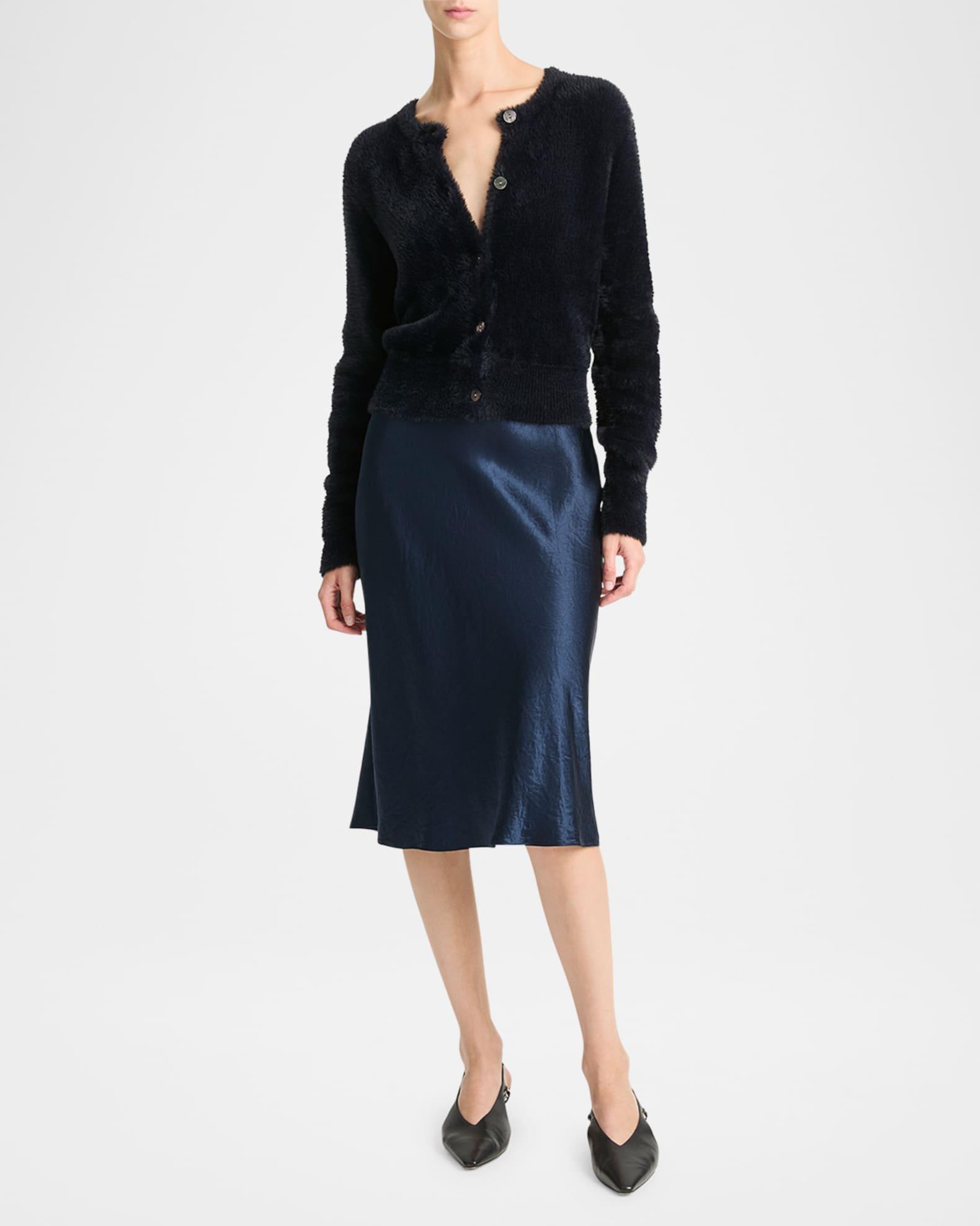 Mother-of-Pearl Eyelash Knit Cardigan Product Image