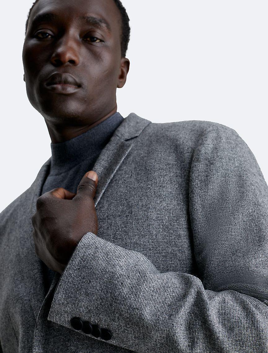 Wool Blend Flannel Blazer Product Image