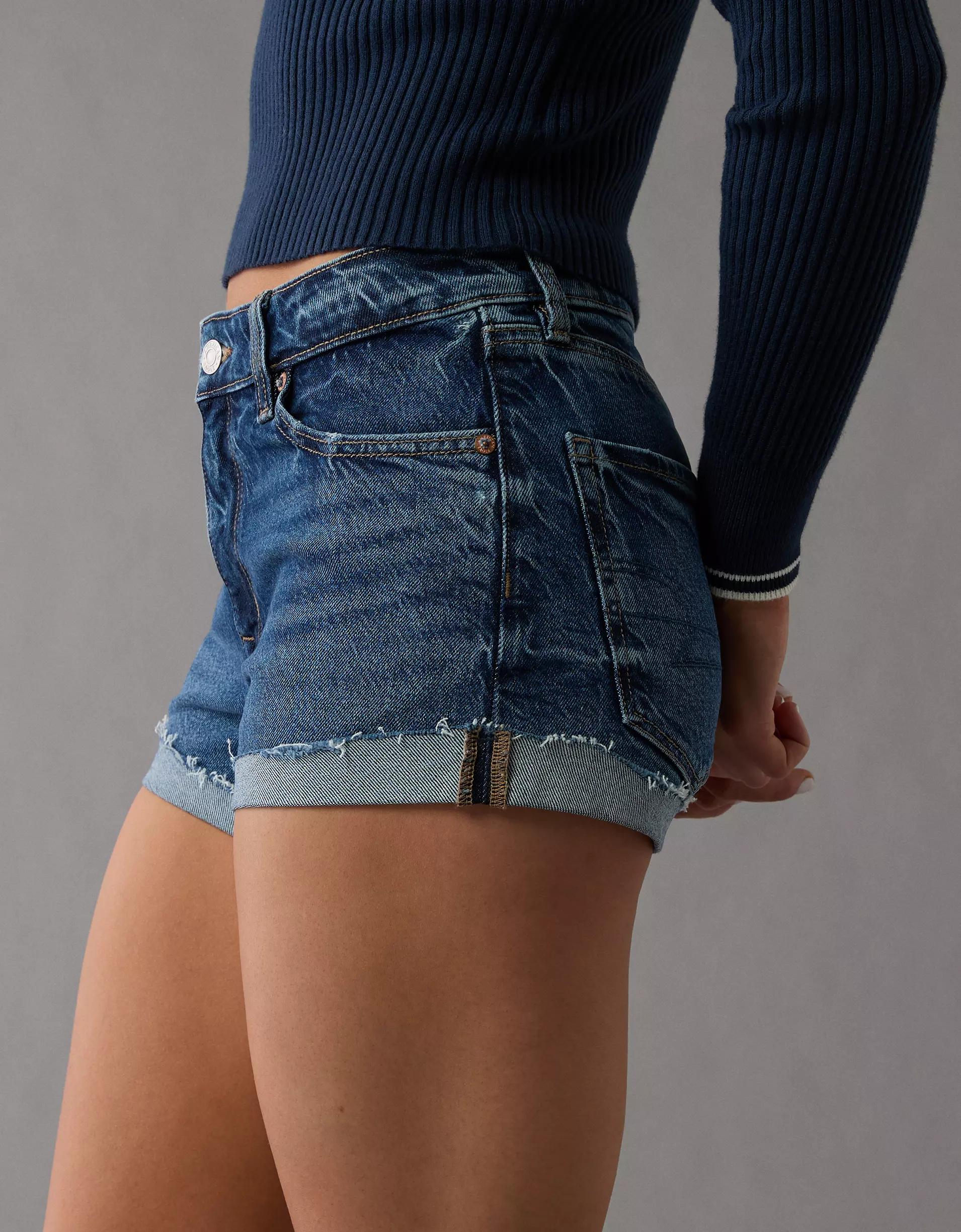 AE Stretch Denim Perfect Shortie Product Image