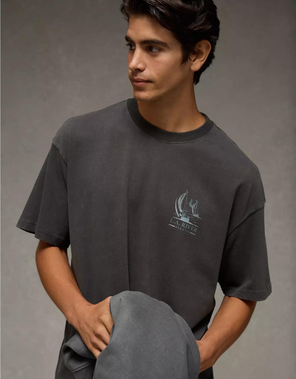 AE Boxy Destination Graphic T-Shirt Product Image