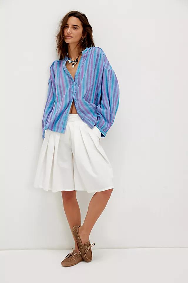 We The Free Valley Double Cloth Striped Shirt Product Image