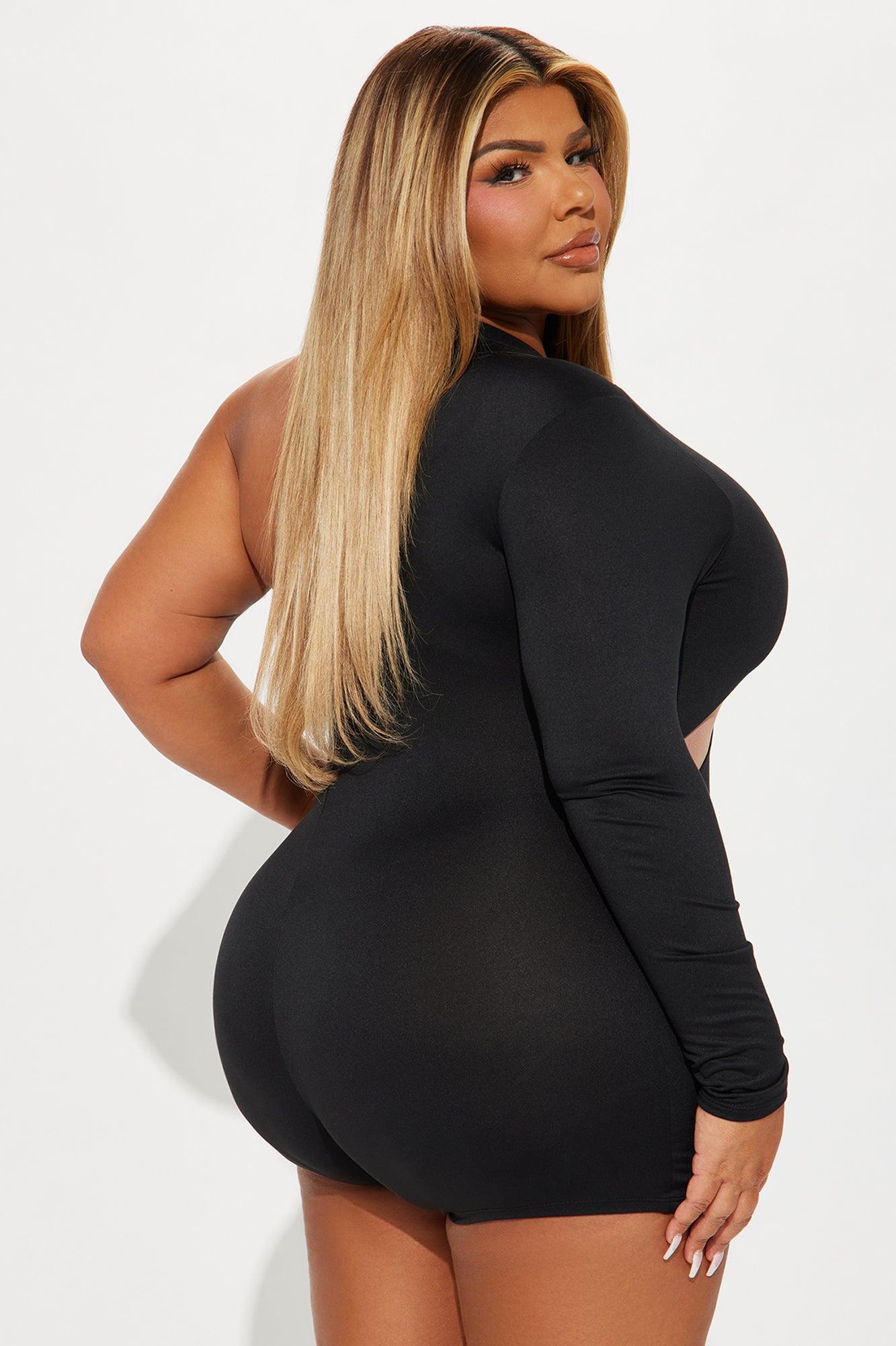 Later Tonight Romper - Black Product Image