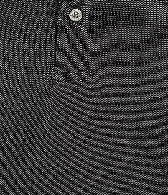 Roundtree & Yorke Performance Placed Jacquard Polo Shirt Product Image