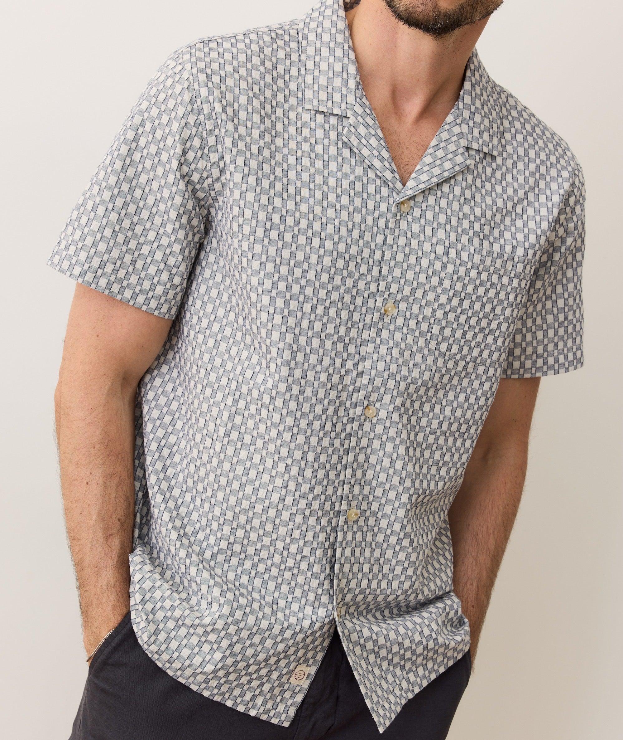 Landon Checkered Resort Shirt Product Image