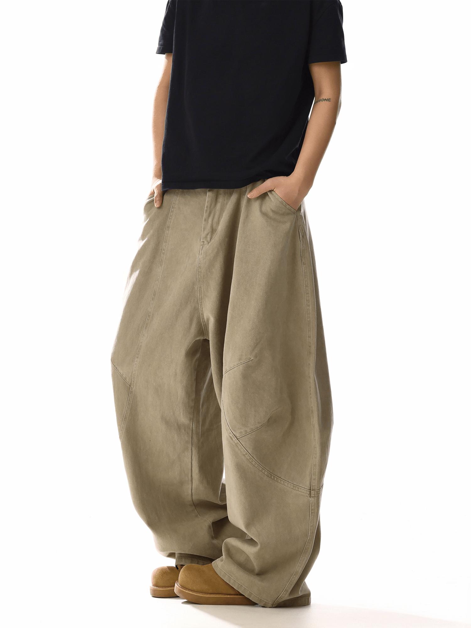 RT No. 19836 KHAKI SCIMITAR BAGGY PANTS Product Image