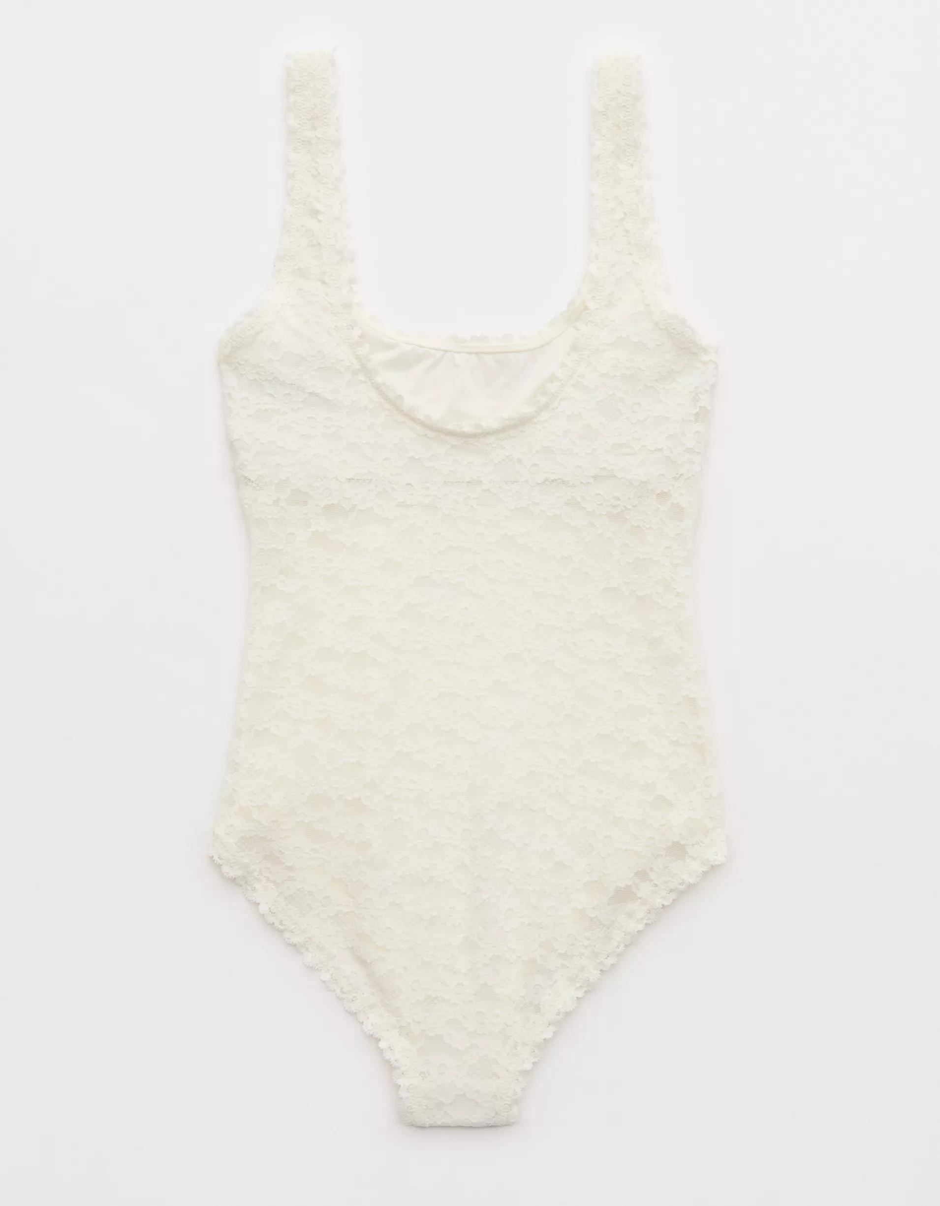 Show Off Vintage Lace Scoop Bodysuit Product Image